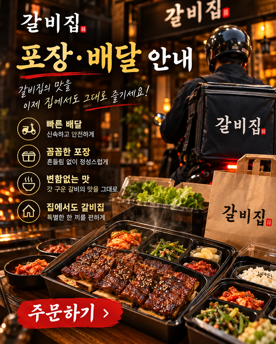 로컬 4대 허브 [샘플] 갈비집 운영 후 사진