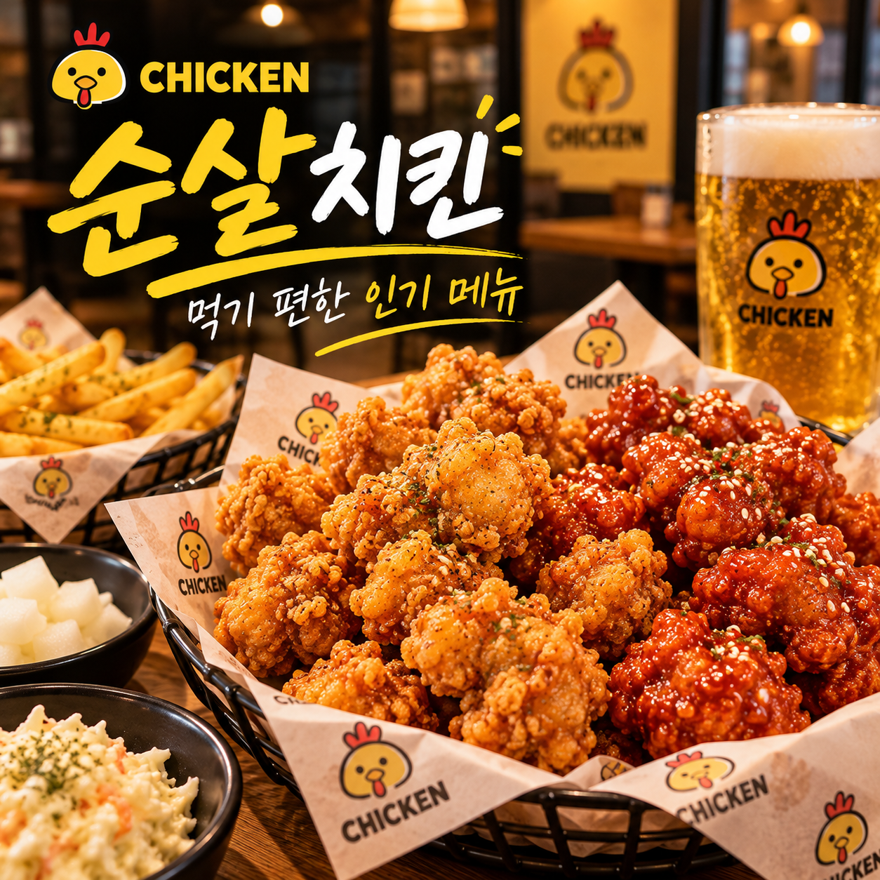 로컬 4대 허브 [샘플] 치킨집 운영 후 사진