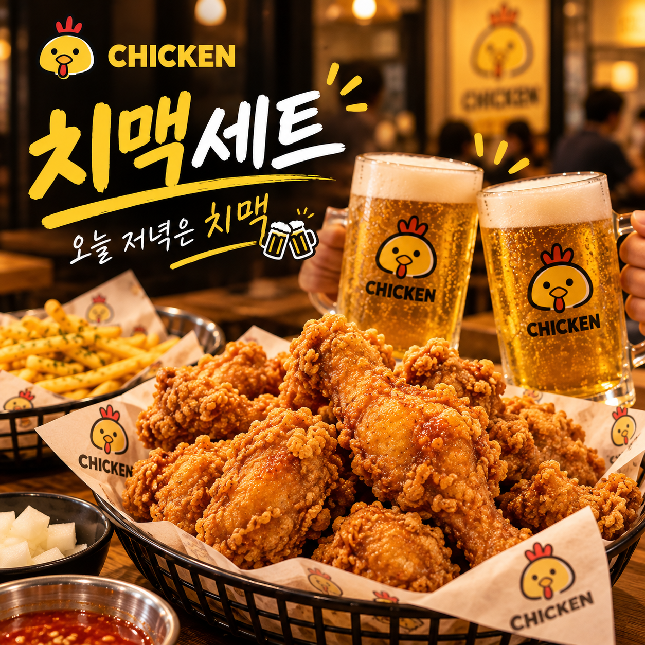 로컬 4대 허브 [샘플] 치킨집 운영 후 사진