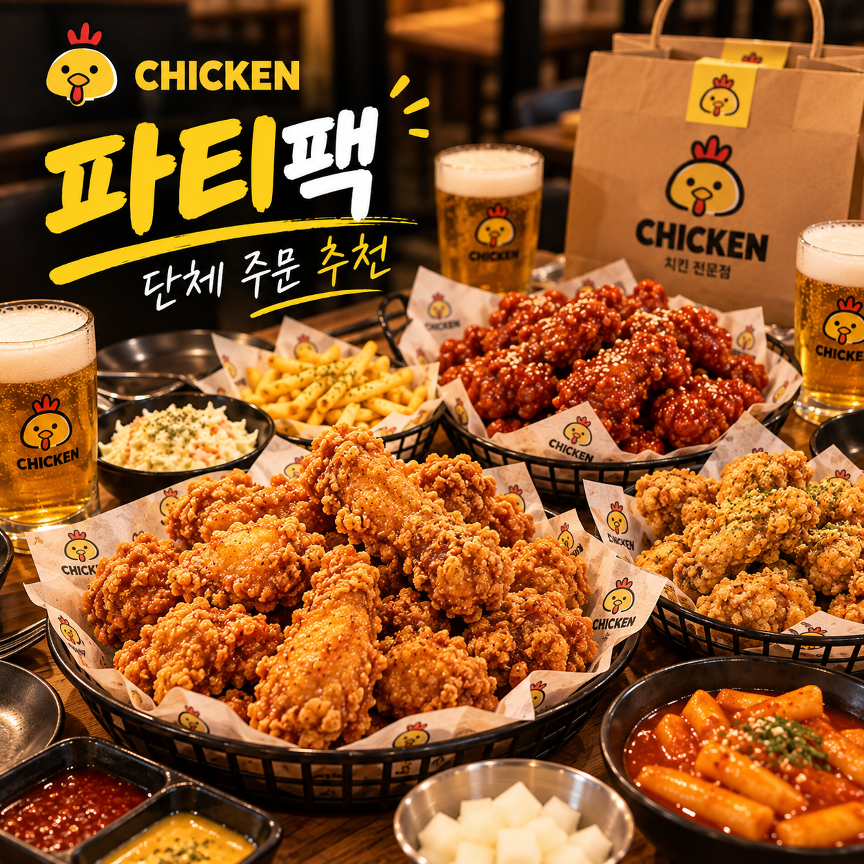 로컬 4대 허브 [샘플] 치킨집 운영 후 사진