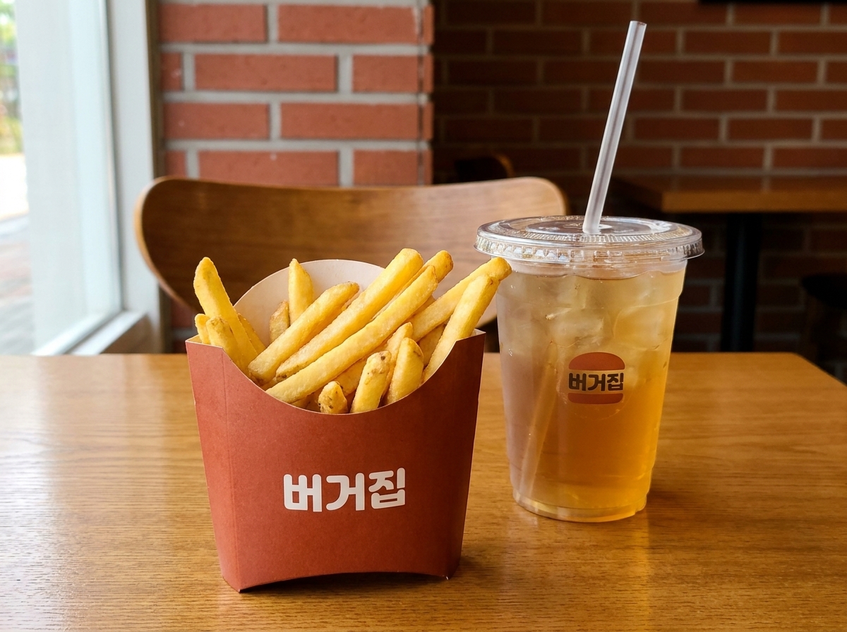 로컬 4대 허브 [샘플] 햄버거가게 운영 후 사진